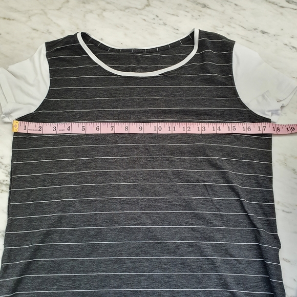 Lululemon Love tee Crew Stripe Short Serve - Picture 8 of 8